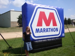 popular inflatable zorb ball ramp