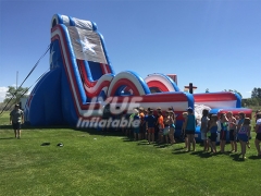 Most popular plastic giant inflatable water slide
