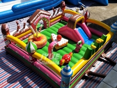 Giant inflatable playground inflatable castle fun city