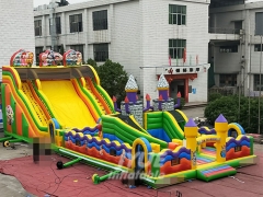 Parque de atracciones inflable popular de la ciudad de la diversión para la venta caliente