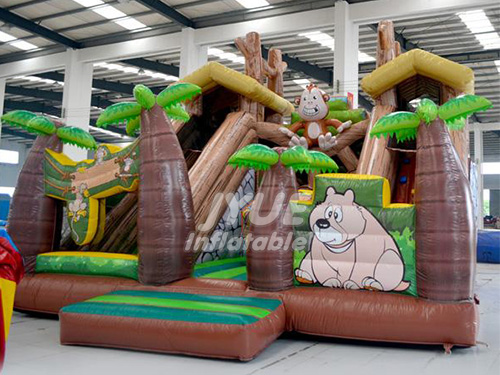 On sale indoor outdoor inflatable playground fun city
