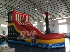 loco hot pirata barco diapositiva inflable