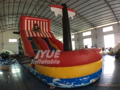 loco hot pirata barco diapositiva inflable