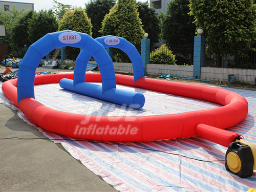 Juegos de deporte inflable gigante, inflables, pista de Atletismo