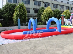 Juegos de deporte inflable gigante, inflables, pista de Atletismo