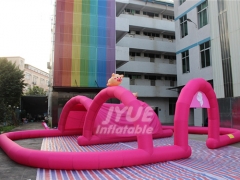 Juegos de deporte inflable gigante, inflables, pista de Atletismo