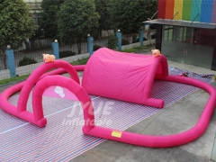 Juegos de deporte inflable gigante, inflables, pista de Atletismo