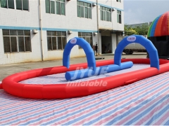 Juegos de deporte inflable gigante, inflables, pista de Atletismo