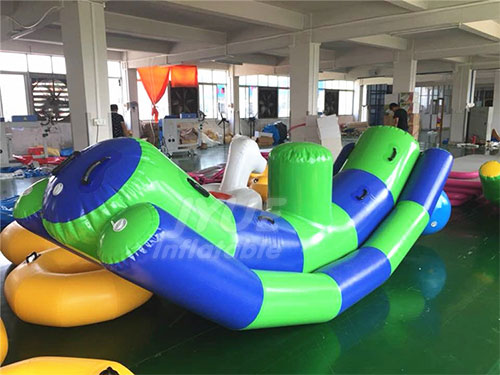 cWater park equipment plastic inflatable water seesaw