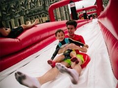 longest extreme city inflatable water slide