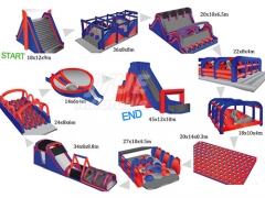 Campo de obstáculos inflable Adulto comercial Bouncer Bouncer