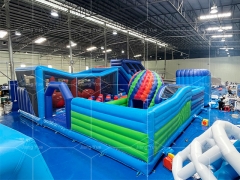 Giant Inflatable Castle Park Outdoor Inflatable Amusement Park Inflatable Fun City for Theme Park