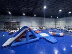 Outdoor Recreation Customized Modular Commercial Pool Lake Beach Floating Island Inflatable Water Park