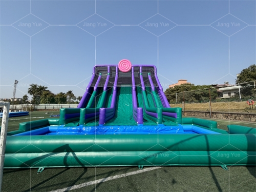 Giant Outdoor Inflatable Five Lane Slip Slide Water Slide Commercial Inflatable Water Slide for Adult