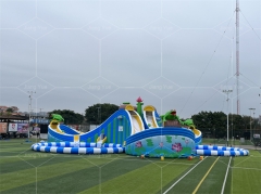High Quality Frog Inflatable Attraction Water Park for Children and Adult