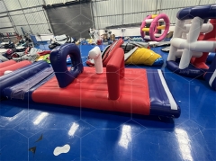 Outdoor Inflatables Water Pool Park Inflatable Run Course Floating Island Game