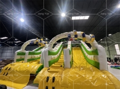 Commercial Outdoor PVC Tiger Inflatable Water Slide for Kids Eco-Friendly Customizable Color Logo Inground Pool Use