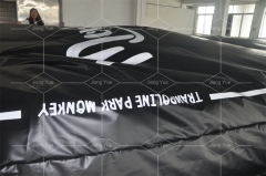 China Manufacture Inflatable Trampoline Park Freefall Landing airbag Foam Cube air Bag Jump
