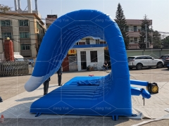Attractive Sport Game Electric Mechanical Inflatable Rodeo Snowboard Pvc Inflatable Surf Simulator