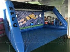 0.55mm PVC Tarpaulin Inflatable Soccer Goal Set for Football Kick Shooting Game & Penalty Shootout