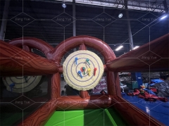 Hot Sale Kids and Adults Interactive Inflatable Axe Throwing Game for Carnival Sports Events