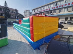 Commercial Grade Inflatable Interactive 2 Lanes Bungee Run Sport Game for Event