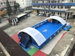 Exciting Sport Games Inflatable Football Field Soap Football Pitch Inflatable Soccer Playground