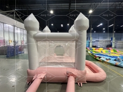 Factory Direct Sale Inflatable Pink Bounce House Toddler Backyard Bouncy Castle Jumper for Wedding