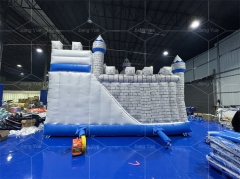 Polar Bear Inflatable Castle With Slide Inside Safety Inflatable Bouncer Moon Bounce for Commercial Usage