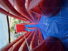 Portable Inflatable Zip Line Slide ,New Ropeway Game Bounce Zip Line