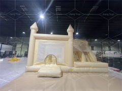 Inflatable Bounce Combo Bounce Castle Commercial Inflatable White Bounce