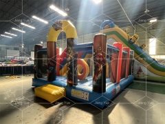 Commercial Party Inflatable Avengers Moon Adult Grade Bouncer Bouncy Castle Bounce House With Blower