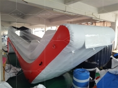 Custom Durable Tarpaulin PVC Inflatable Yacht Boat Water Slide for Sale