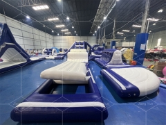 Factory Custom Made Inflatable PVC Foldable Water Park Swimming Pool Games Floating Water Park