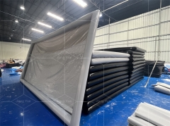 Portable Air Sealed Type Inflatable Car Wash Mat Water Collector Boarding With Drain