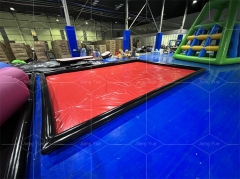 PVC Truck Inflatable Car Clean Pad Portable Inflatable Car Wash Containment Mat