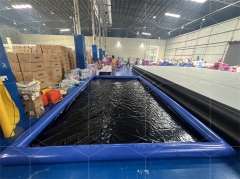 Portable Water Containment Mat Inflatable Car Wash Mat for Cleaning Cars to Collect Water