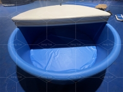 Custom Size Swimming Pool Inflatable Drop Stitch Pool With Stock Tank Pool Cover
