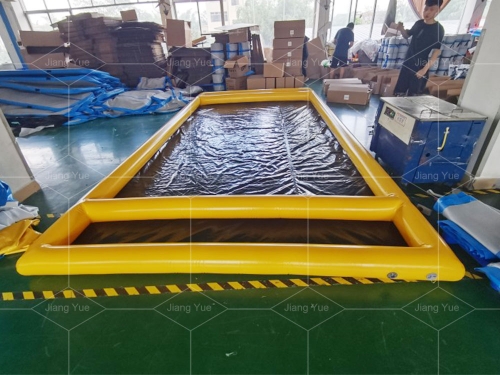 Outdoor Portable PVC Inflatable Car Wash Pool air Wash Mat Car Pool for Sale