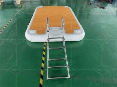 Hot Sales Inflatable Floating Dock Water Platform Yacht Drop Stitch Dock for Sea Water Sports