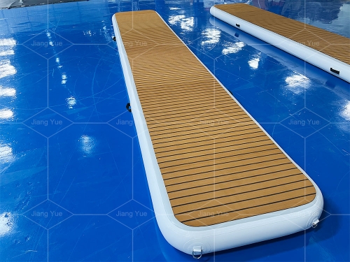 Lightweight Inflatable Gangway Floating Dock Platform Walkway Inflatable Boat Gangway for Yachts Sailboats Lake