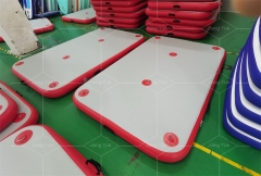 Inflatable Floating Dock and Swim Platform for Pool Beach Ocean-Water Sports Equipment