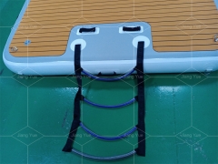 Water Inflatable PVC Floating Platform Non-slip Raft Marine Floating Dock Fishing
