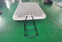 Drop Stitch PVC Inflatable Water Floating Air Dock Platform For Swim