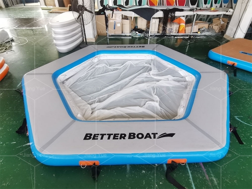 Hot Sale Yacht Inflatable Floating Ocean Sea Swimming Pool with Net