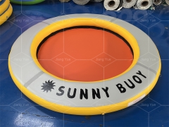 Circle Platform Outdoor Double Water Lounger Pool Float Inflatable Water Hammock