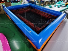Summer Pvc Tube Inflatable Jellyfish Yacht Pool Inflatable Sea Swimming Pool With Net