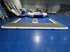 Inflatable Floating Platform Swimming Water Island Jet Ski Dock Mat Dwf Material for Sale