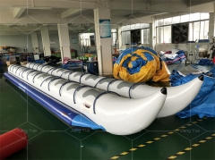High Quality Inflatable Water Bananas Boat Towable Fly Fish Banana Tube for Summer Water Sport