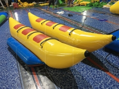 Water Fun Park 6 Seats Towable Double Flying Fish Inflatable Bananas Boat